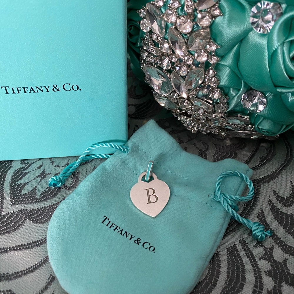 Tiffany & Co. Initial/Letter B Heart Charm